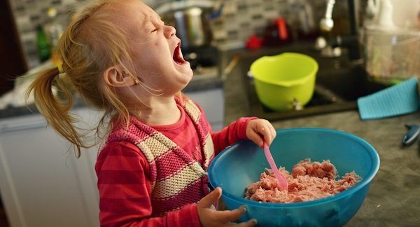 Hungry Crying Child