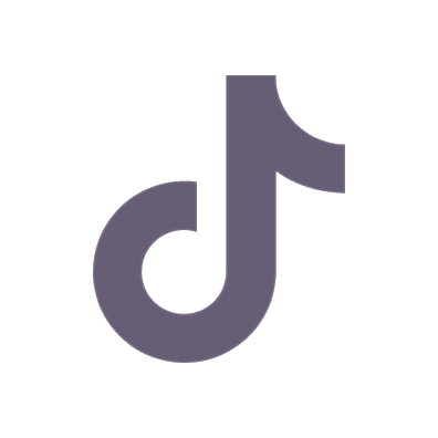 TikTok logo on transparent background