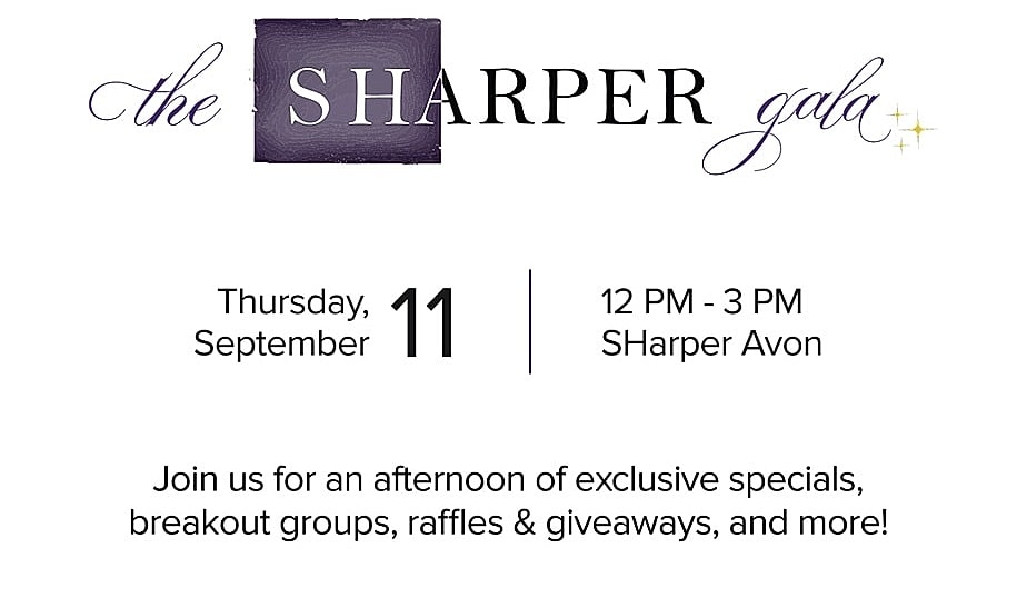 SHarper Gala event details and invitation.
